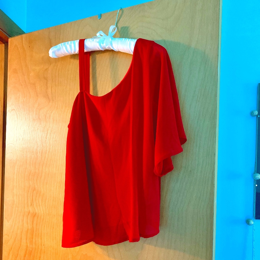 Naked Zebra Red Top: SZ M